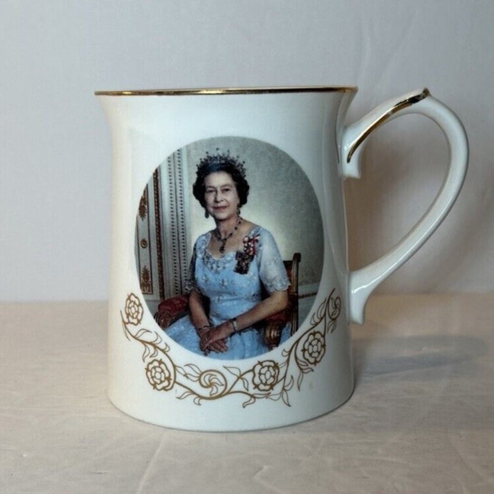 Queen Elizabeth II 40th Anniversary Accession Bone China Mug 1952–1992